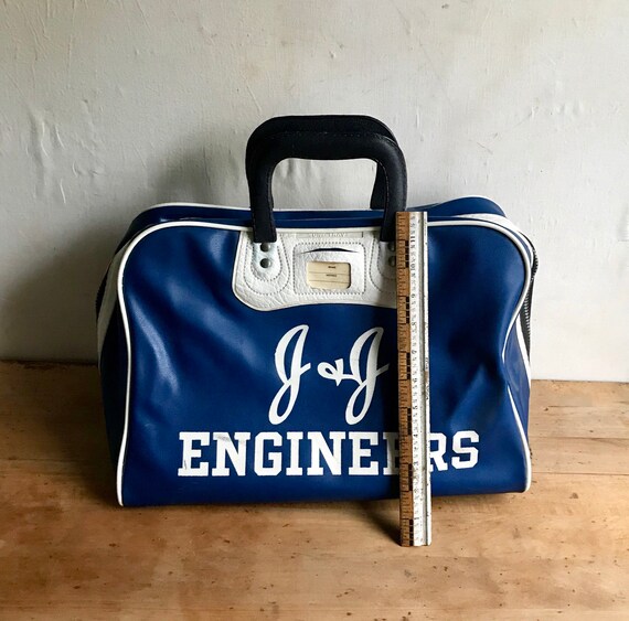 Vintage Vinyl Gym Bag. Johnson And Johnson Engineers.… Gem