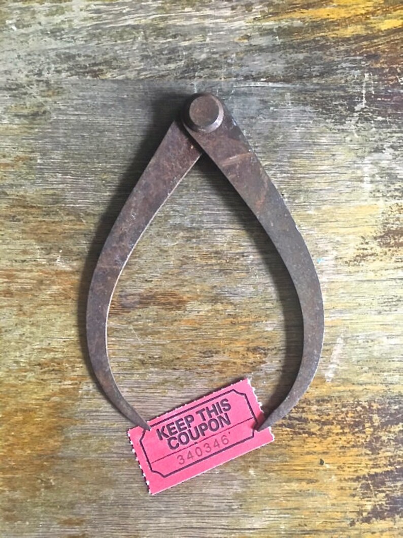 Vintage Calipers Rusty Metal Farmhouse Decor Rustic Old Etsy