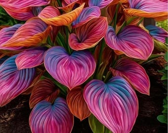 200+ Mixed Color Hosta Seeds Rare Perennial Shade Garden Plants