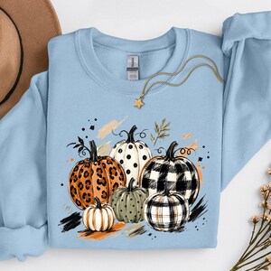 Pumpkin Harvest Season Tee, Autumn Graphic Shirt, Fall Pumpkin Lover T-Shirt, Rustic Fall Gift