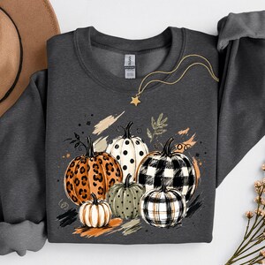 Pumpkin Harvest Season Tee, Autumn Graphic Shirt, Fall Pumpkin Lover T-Shirt, Rustic Fall Gift