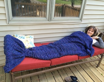 Mermaid Tail Blanket, Mermaid Tail Blanket Adult Child Teen, Mermaid Blanket, Crochet Mermaid Tail Blanket, Crochet Mermaid Tale, Gift