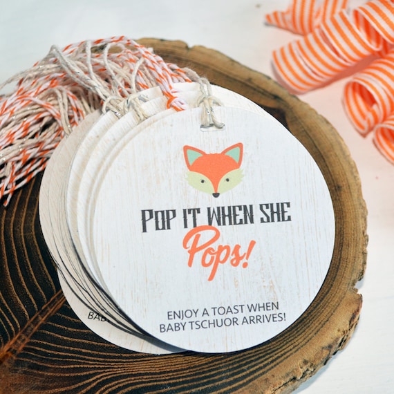 fox baby shower woodland