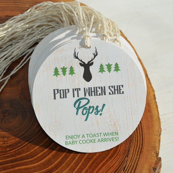 Deer Antler Baby Shower Favors Boy Baby Shower Pop It When Etsy