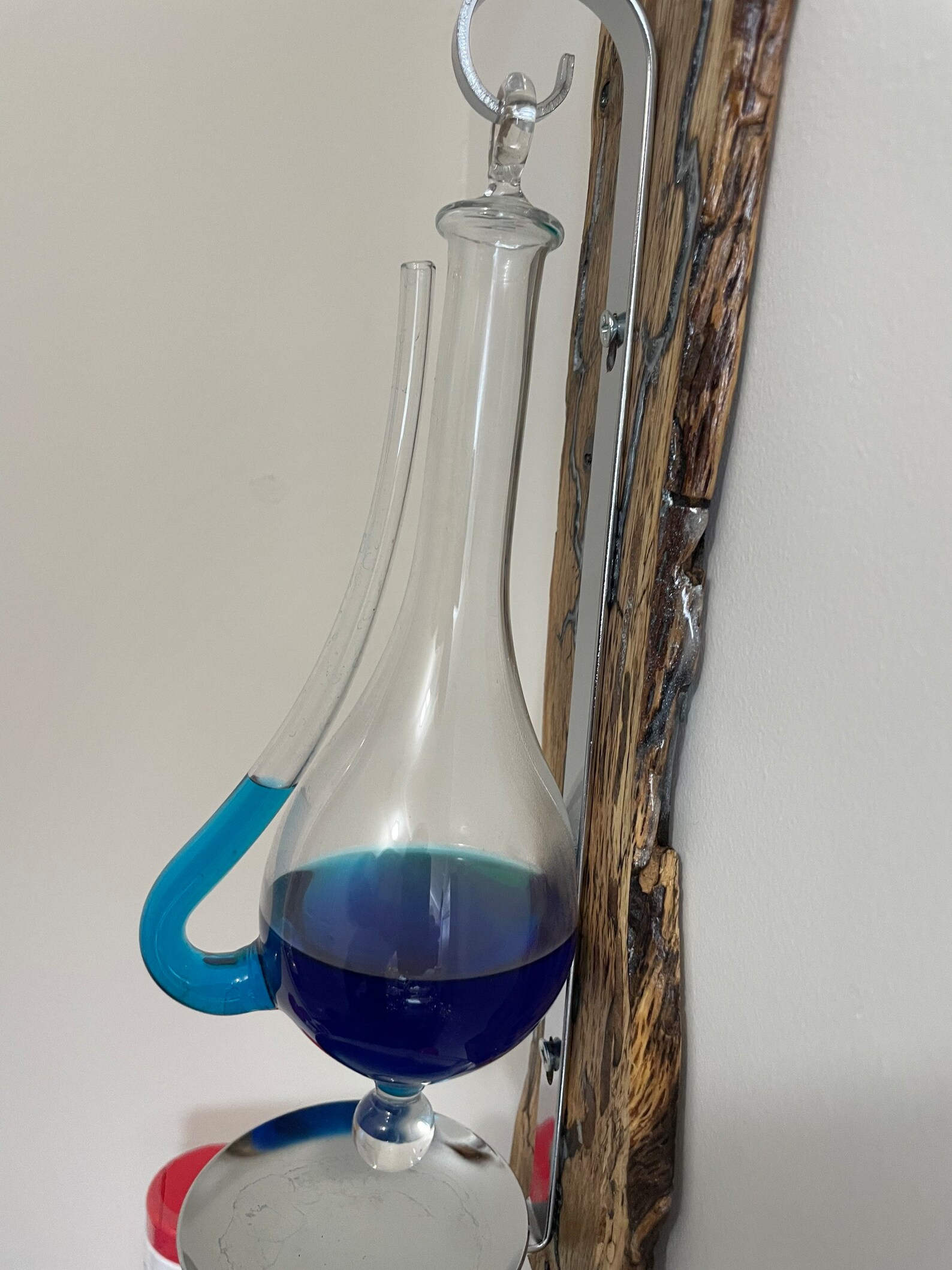 Old World Glass Barometer Used Since the Viking Days. Storm Etsy