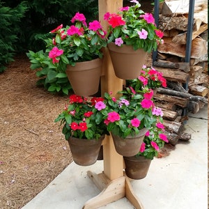 7 to 10 inch terracotta pot brackets, Pot holders, Clay pot holders, Clay pot brackets, Herb garden, Flowers, Strawberries, Peppers, image 3