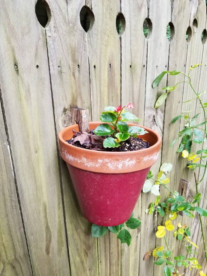 7 to 10 inch terracotta pot brackets, Pot holders, Clay pot holders, Clay pot brackets, Herb garden, Flowers, Strawberries, Peppers, image 2