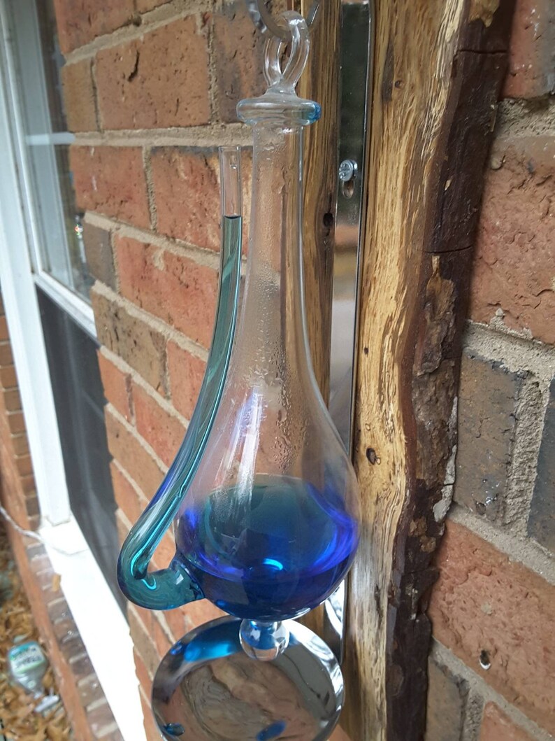 Old World Glass Barometer Used Since the Viking Days. Storm Etsy