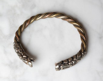 Vintage Silver copper Dragon bracelet