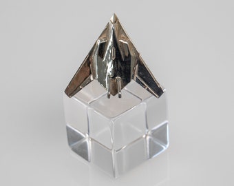 Sterling Silver stealth bomber ring