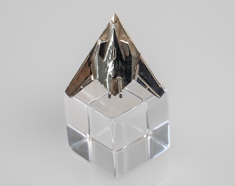 Sterling Silver stealth bomber ring