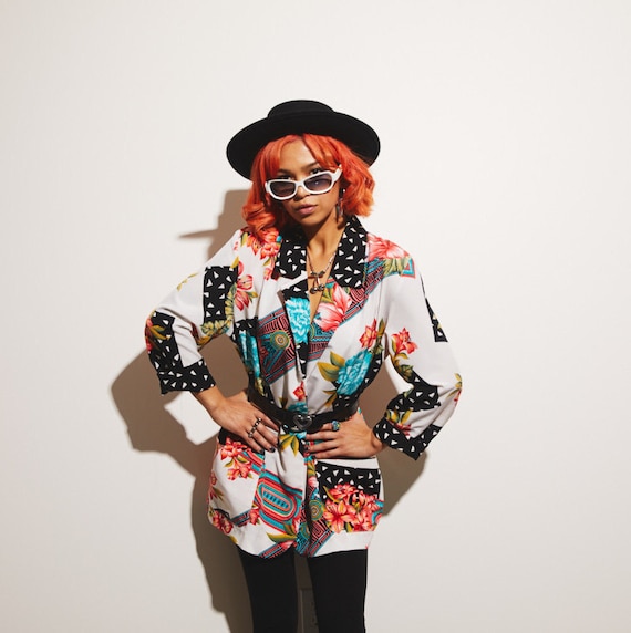 Vintage Abstract art blazer