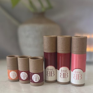 Tinted BB Lip Balm Trio Gift Set | Peach, Berry, Cherry | loveBB