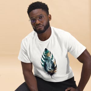 Feathers T Shirt - Etsy