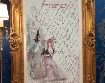 Palais du Costume 1900 Paris World's Fair - Incroyable et Merveilleuse - vintage printable wall art