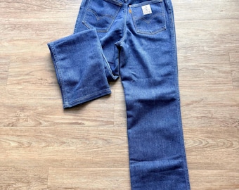 Vintage 1970s Levi's ProSpector Orange Tab Hoch taillierte Jeans Scovill Zipper Made in USA 25x29.5 Mint