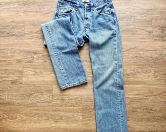 VTG Y2K Levi’s 501 Jeans Light Wash Straight Leg Denim 30x31