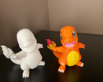 Paintable pokemon Figure | Unpainted Collectible 3D Print | Hobby Painting Model