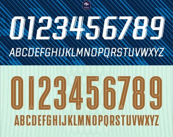 Vecteur de polices France World Cup 2026 Domicile/Extérieur (téléchargement numérique)