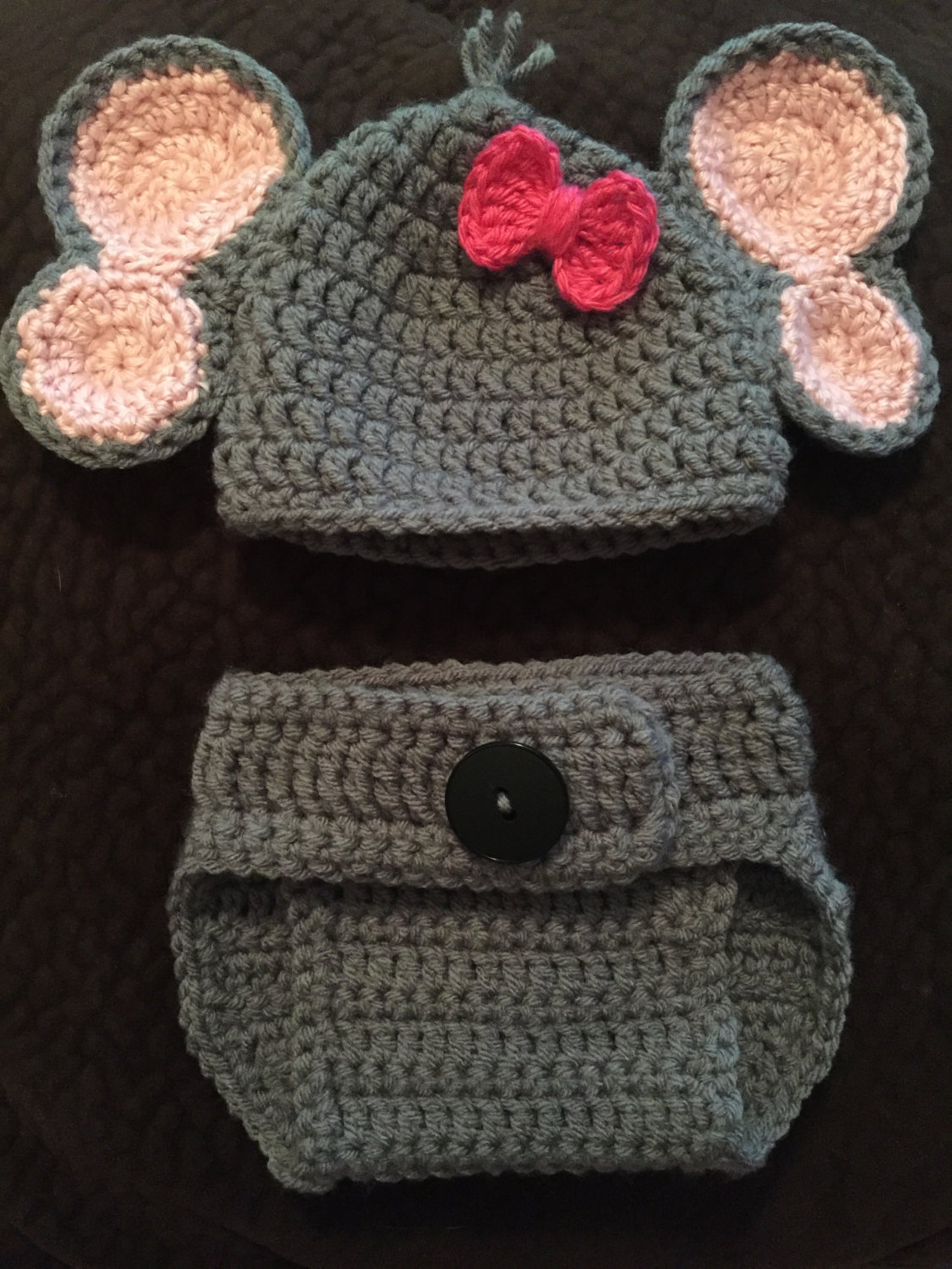 Baby Elephant Outfit Crochet PATTERN Etsy