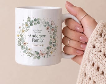 Personalized Baby Photo Mug, Welcome to the Family Mug, Custom Baby Picture Mug, New Baby Gift, Grandparents Gift, Baby Shower Mug