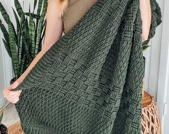 Totally Textured Crochet Blanket