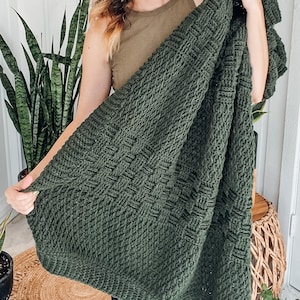 Totally Textured Crochet Blanket