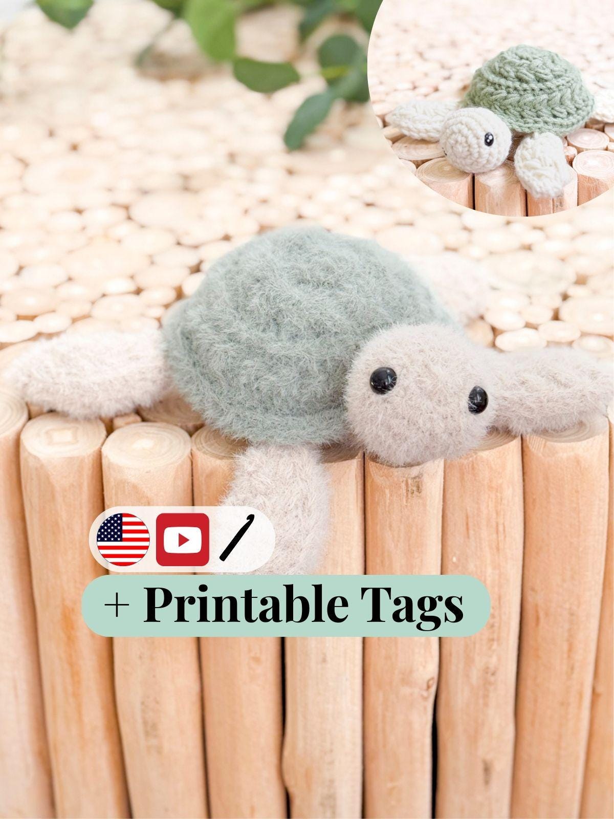38 Sea Turtle Crochet Patterns: Create Adorable Keepsakes for Everyone 31 Crochet Pattern + Video Wheat Stitch Turtle Amigurumi Sea