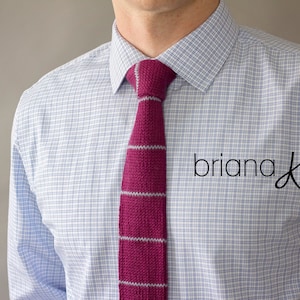 KNIT PATTERN Kingston Necktie Knit Pattern, Instant pdf download, Men&#39;s Tie, Father&#39;s Day Gift, Easy Tie Pattern