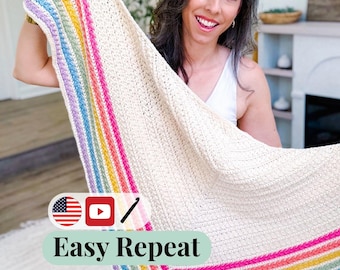 CROCHET PATTERN + VIDEO Wheat Stitch™ Triangle Shawl Crochet Pattern | Textured Crochet Shawl diy pdf | Beginner‑Friendly Wheat Stitch Wrap