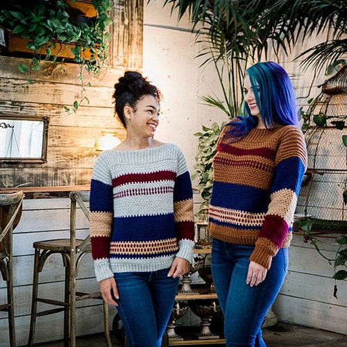 Gingersnap Crochet Sweater Instant 