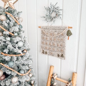 CROCHET PATTERN + VIDEO Christmas Crochet Advent Calendar Pattern. Count Down To Christmas - Cute Pine Christmas Tree + Holiday Gift Tags! image 9