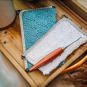 Happily Ever After Crochet Clutch Pattern Video Tutorial. Instant PDF Download Instructions. Learn to Steek Crochet with Magical Stitches image 4