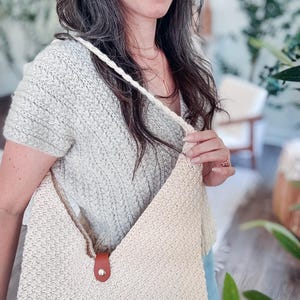 CROCHET PATTERN + VIDEO Just a Rectangle Crochet Danbury Bag Pattern ...