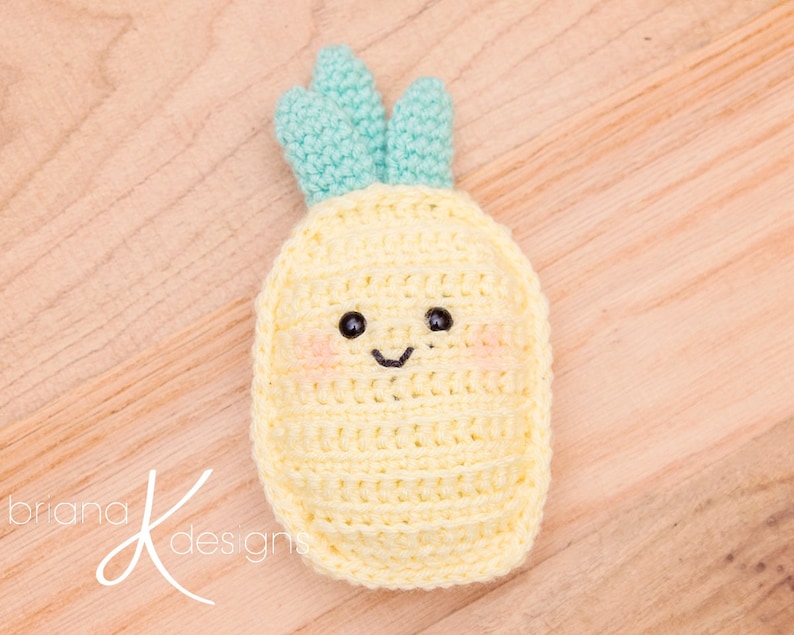 Pineapple Tropical Poncho & Buddy Crochet Pattern Sizes | Etsy