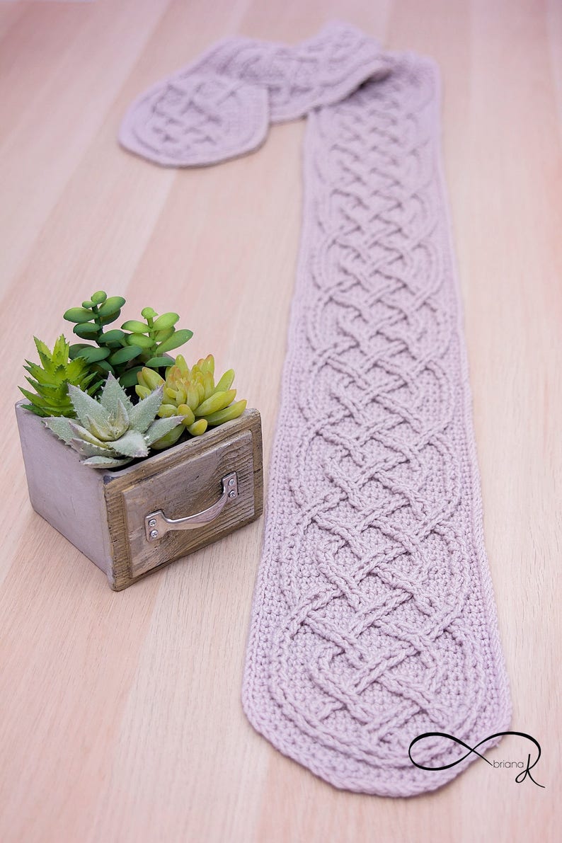 Infinity Scarf with Infinity Crochet An exciting, new, and innovative easy way to create stunning crochet cables Crochet Pattern image 7