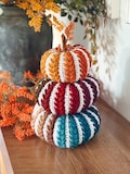 CROCHET PATTERN + VIDEO Crochet Pumpkin Pattern with Video Tutorial | Easy Fall Decor, Diy Wheat Stitch™ Pumpkin Crochet Pdf