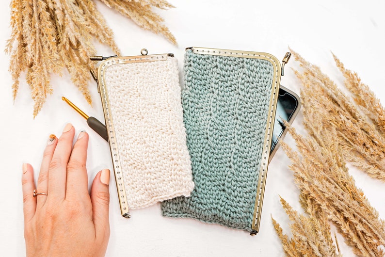 Happily Ever After Crochet Clutch Pattern Video Tutorial. Instant PDF Download Instructions. Learn to Steek Crochet with Magical Stitches image 8