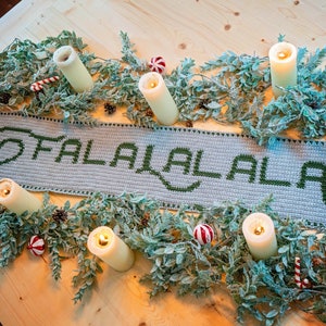 Falalalala Crochet Table Runner Pattern Home Decor, Instant Download PDF Crochet Pattern, Includes Chart, Holiday Fall Decor Crochet Pattern image 7
