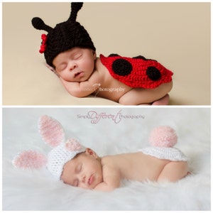 PATTERN PACK Instant Download Ladybug and Bunny