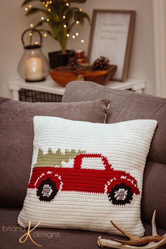 Christmas Truck-Pillow