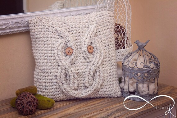 Infinity Crochet Owl Pillow Pattern New And Excited Infinity Etsy