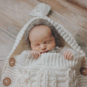 CROCHET PATTERN Infinity Baby Cocoon with Infinity Crochet! An exciting way to create stunning crochet cables! Newborn Crochet Pattern
