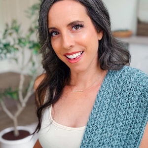 CROCHET PATTERN + VIDEO Wheat Stitch™ Cardigan Crochet Pattern, Diy Worsted-Weight (Xs-5X) Size Inclusive. Includes guided sleeve decreases. image 3