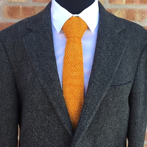KNIT PATTERN Knit Pattern Men&#39;s Tie Instant Download, Knit Men&#39;s Tie- Wakefield Design for Men, Men&#39;s Accessory, Business Attire, Men&#39;s Gift