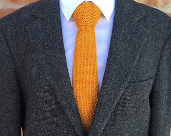 KNIT PATTERN Knit Pattern Men's Tie Instant Download, Knit Men's Tie- Wakefield Design for Men, Men's Accessory, Business Attire, Men's Gift