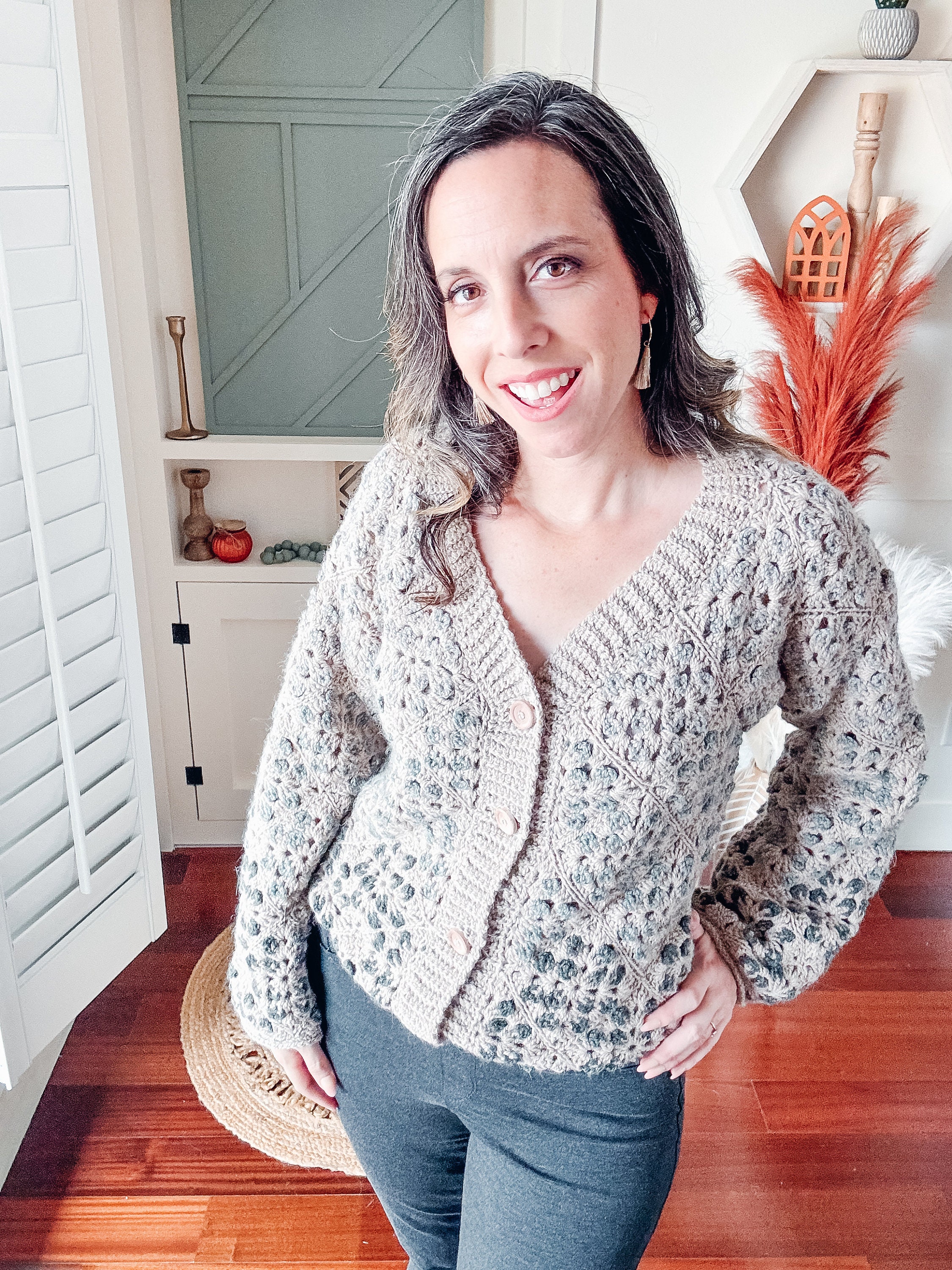 Prancing store flower cardigan