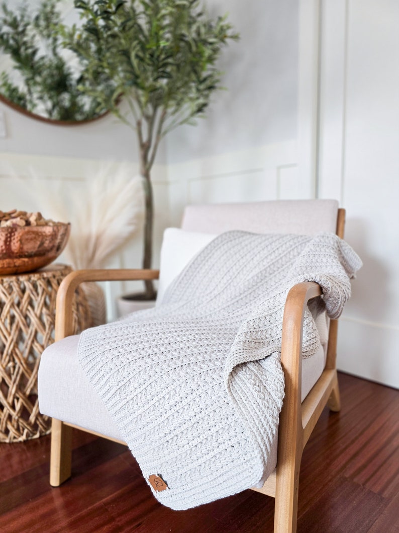 Cozy Wheat Crochet Pattern Collection Bundle Sweater, Blanket, Ear