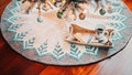 Pine Crochet Christmas Tree Skirt Instant Download PDF Pattern, Home Decor, Holiday Crochet Decor Pattern, Christmas Home Decor