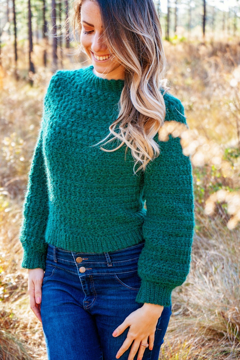Macchiato Crochet Sweater Instant Download PDF Pattern, XS to 5X Crochet Pattern, Fall & Winter Wear Fashion image 10